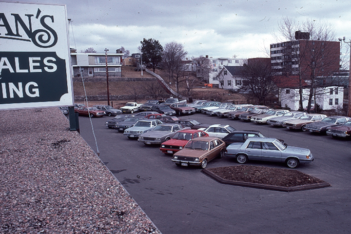 Photo of O'Regan's car lot