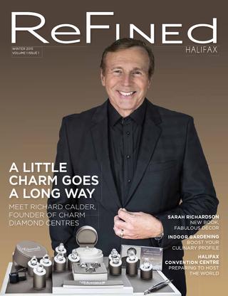 Richard Calder on the front of ReFINEd Magazine